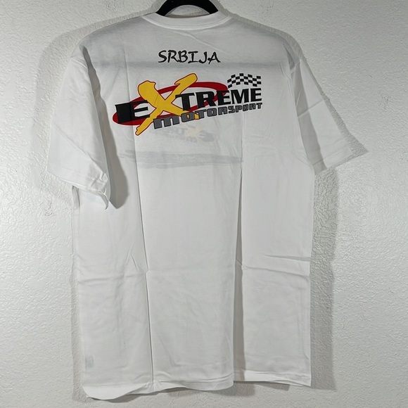 Extreme Motorsports High Speed Racers Graphic Tee Short Sleeve T-shirt Large New - Picture 9 of 11